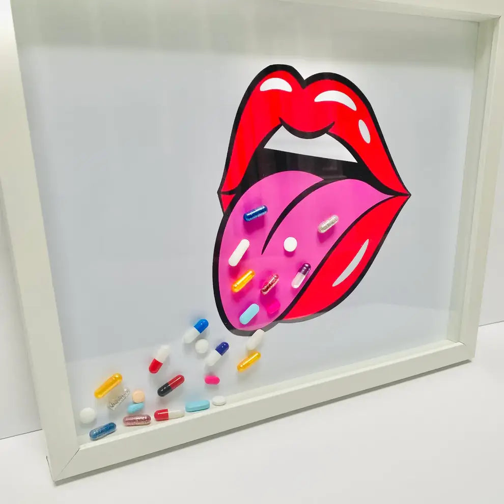Pill Lips Wall Art