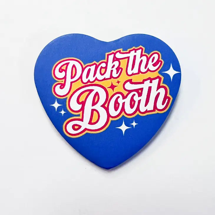 Pack The Booth Heart Pin
