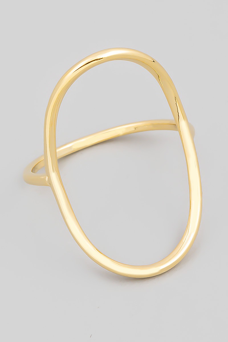 Oval Minimalist Ring