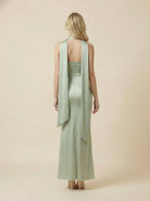long silky dress