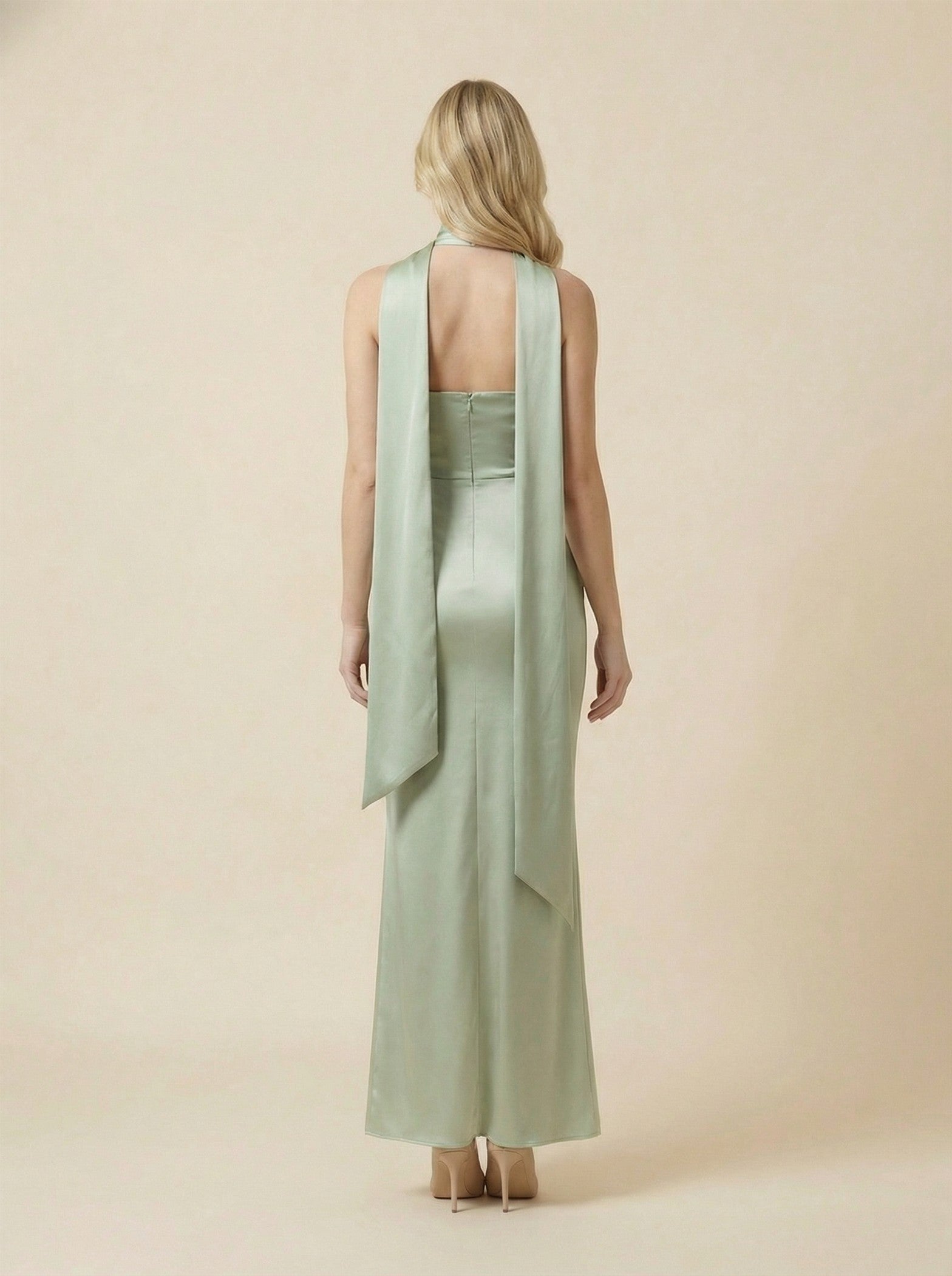 long silky dress