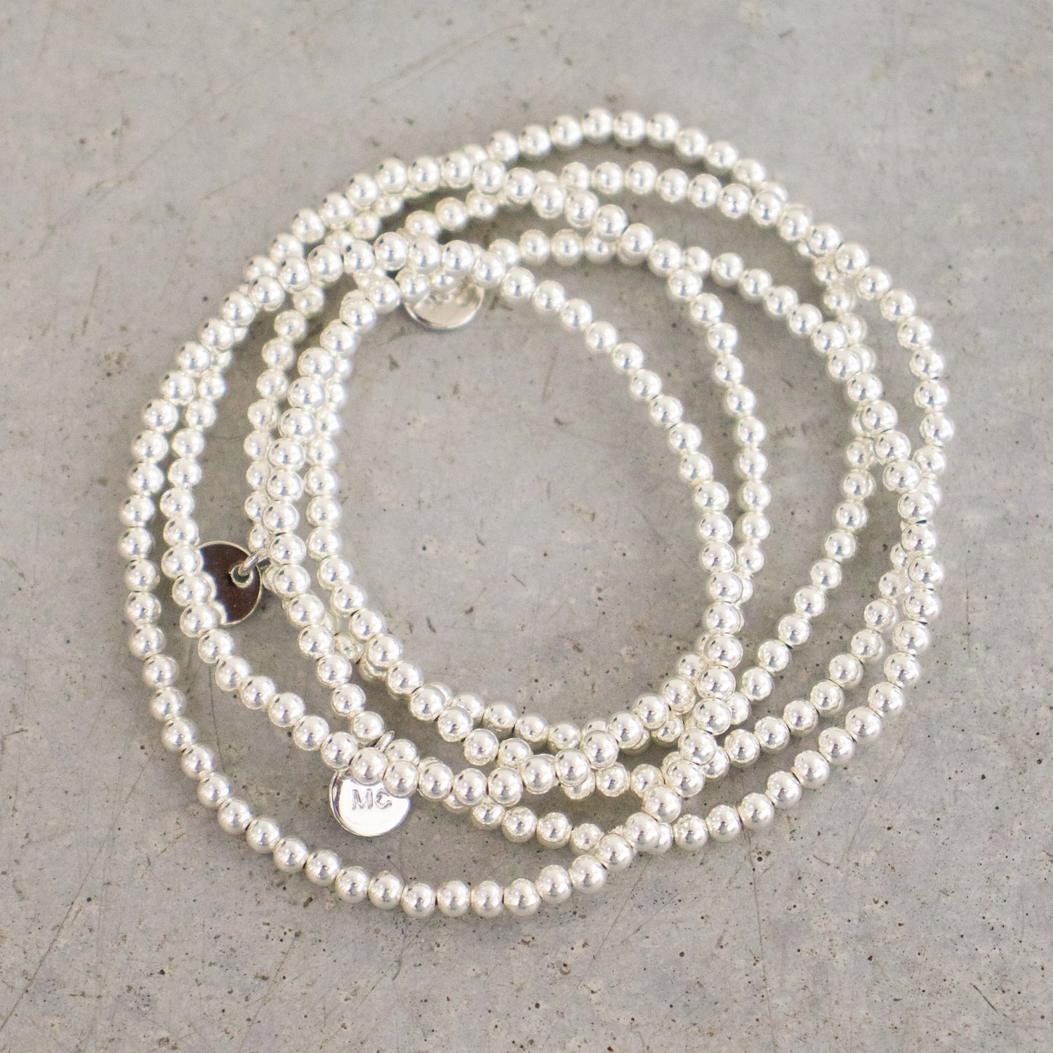 Stacked By MAC Sterling Silver Bracelets - 3MM