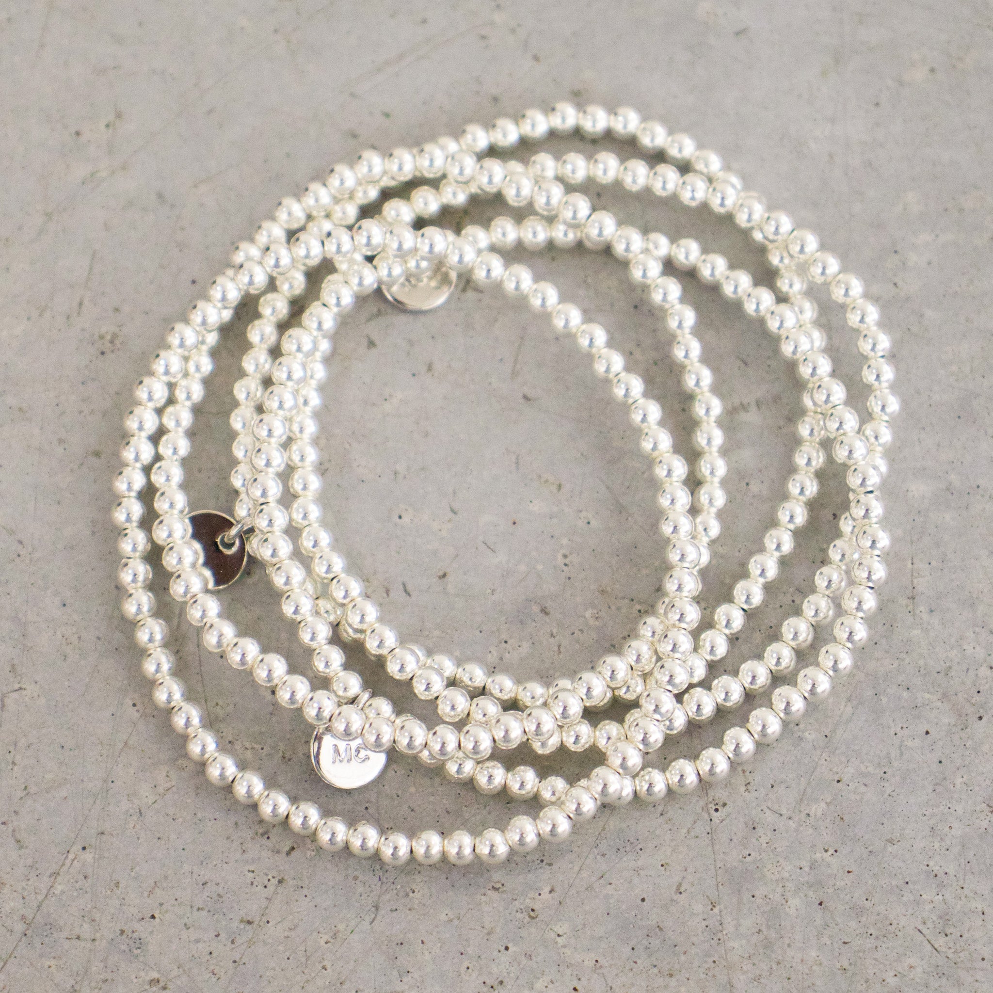 Stacked By MAC Sterling Silver Bracelets - 3MM