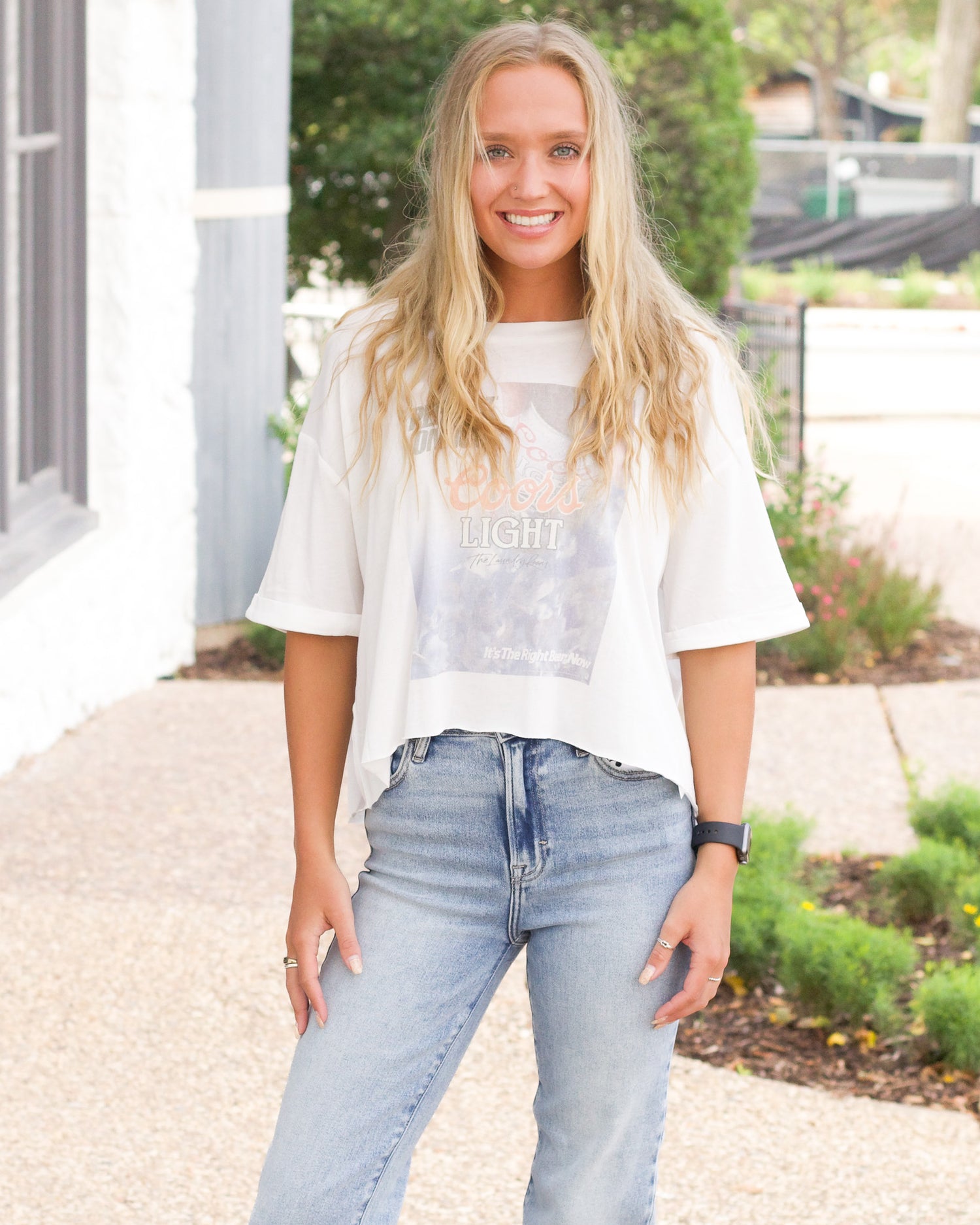 Perfect On Ice Cropped Tee