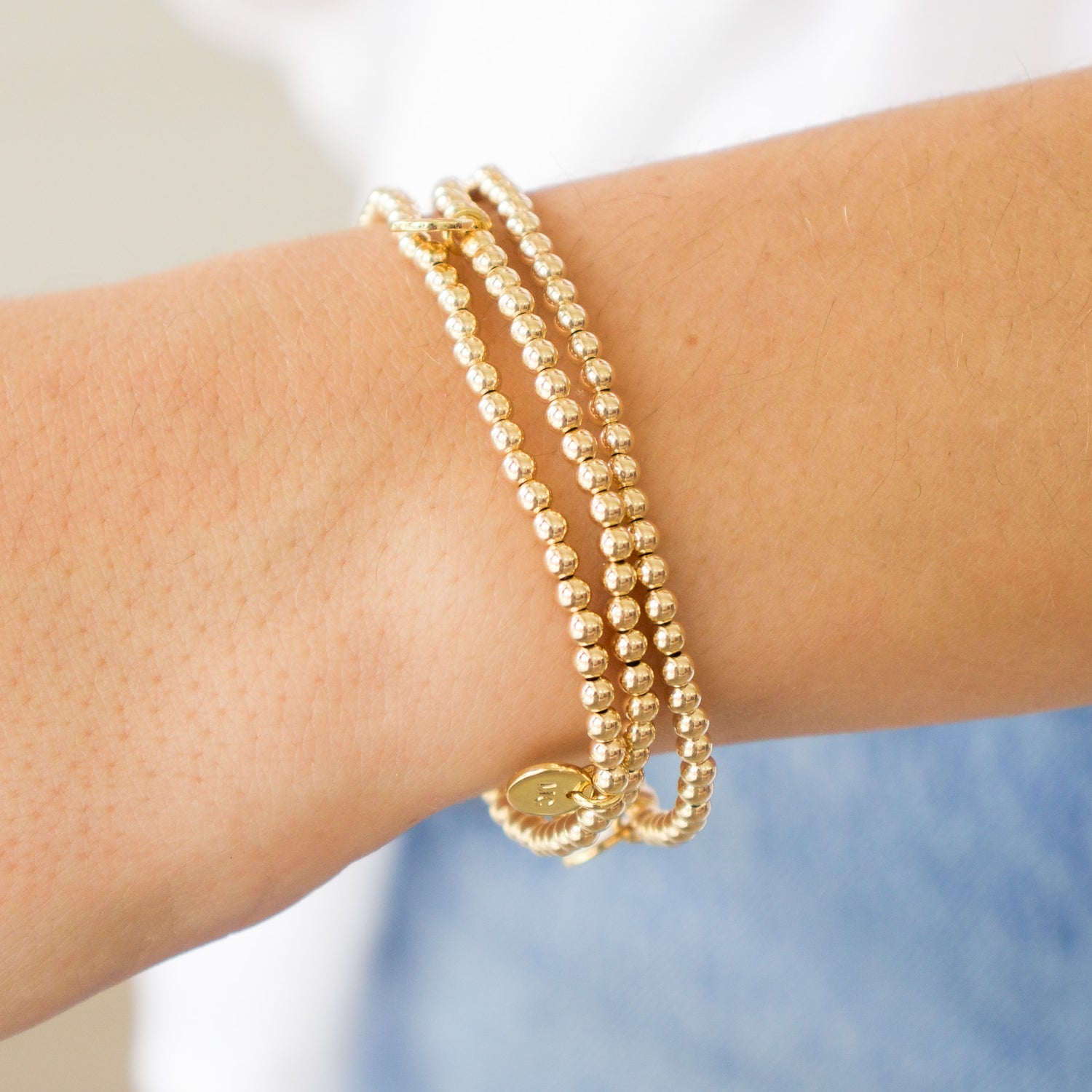 Stacked By MAC Gold Filled Bracelet - 3MM