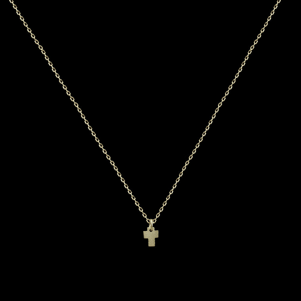 Small Cross Chain Necklace