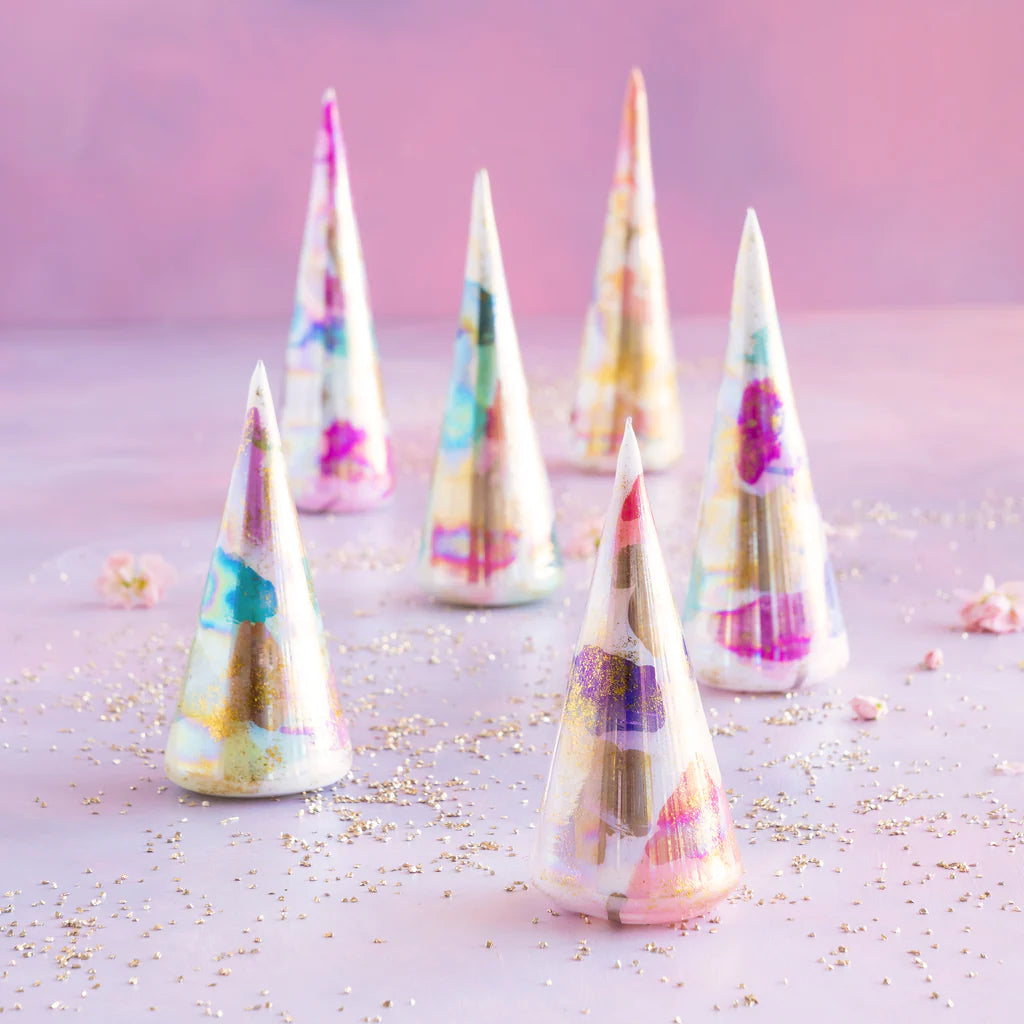 Color Couture Cone Tree - Set Of 3