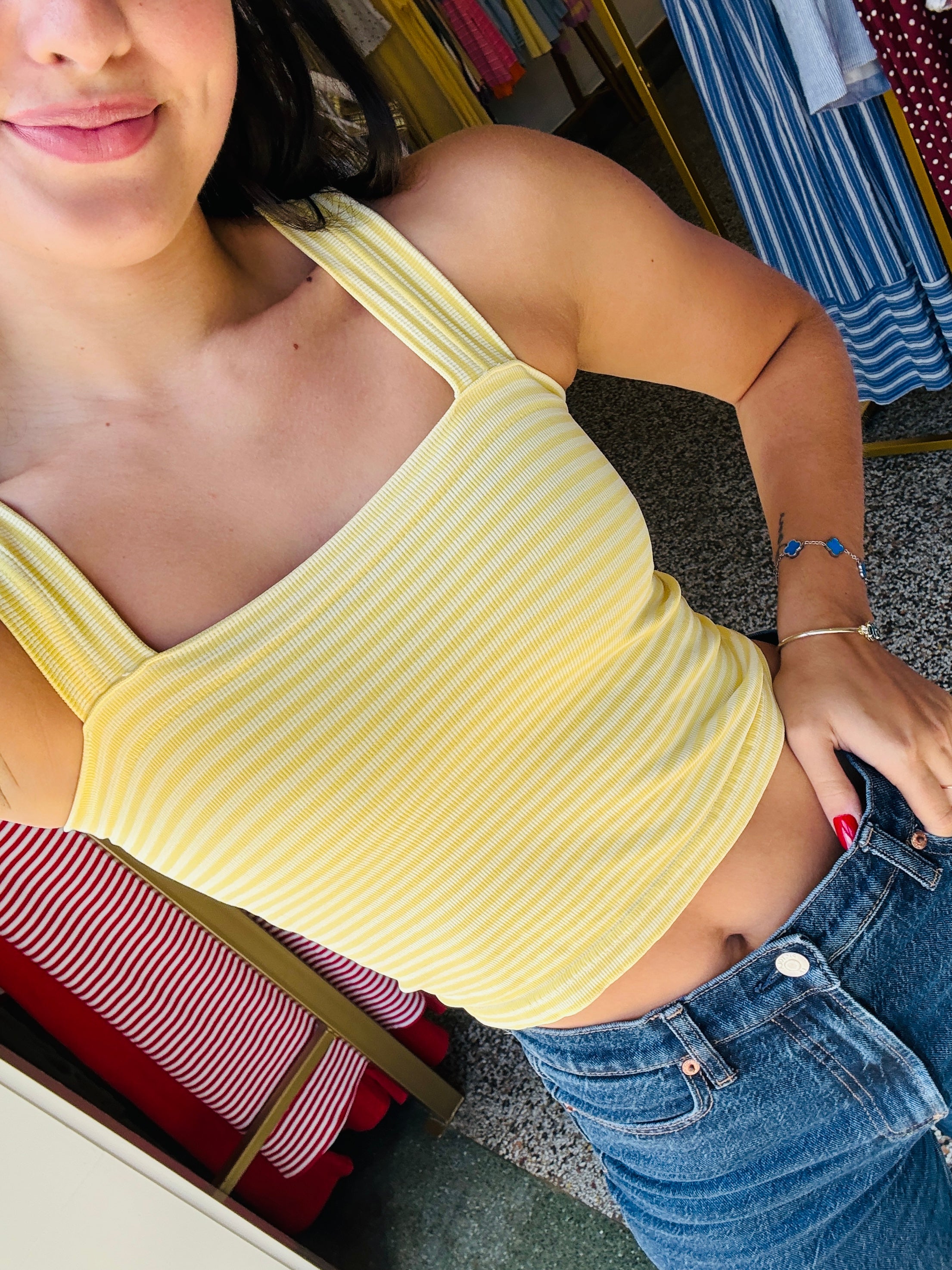 yellow tank