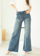 woman wearing jeans