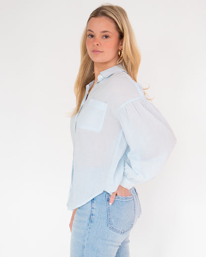 Baby Blue Button Down