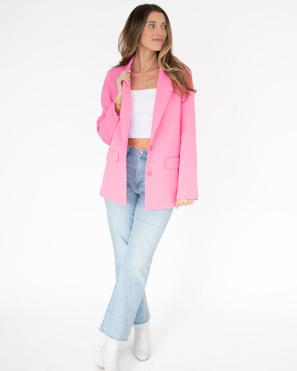 Tailored Blazer - Pink