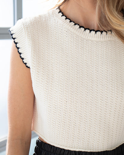 Simply Stitched Sweater Vest