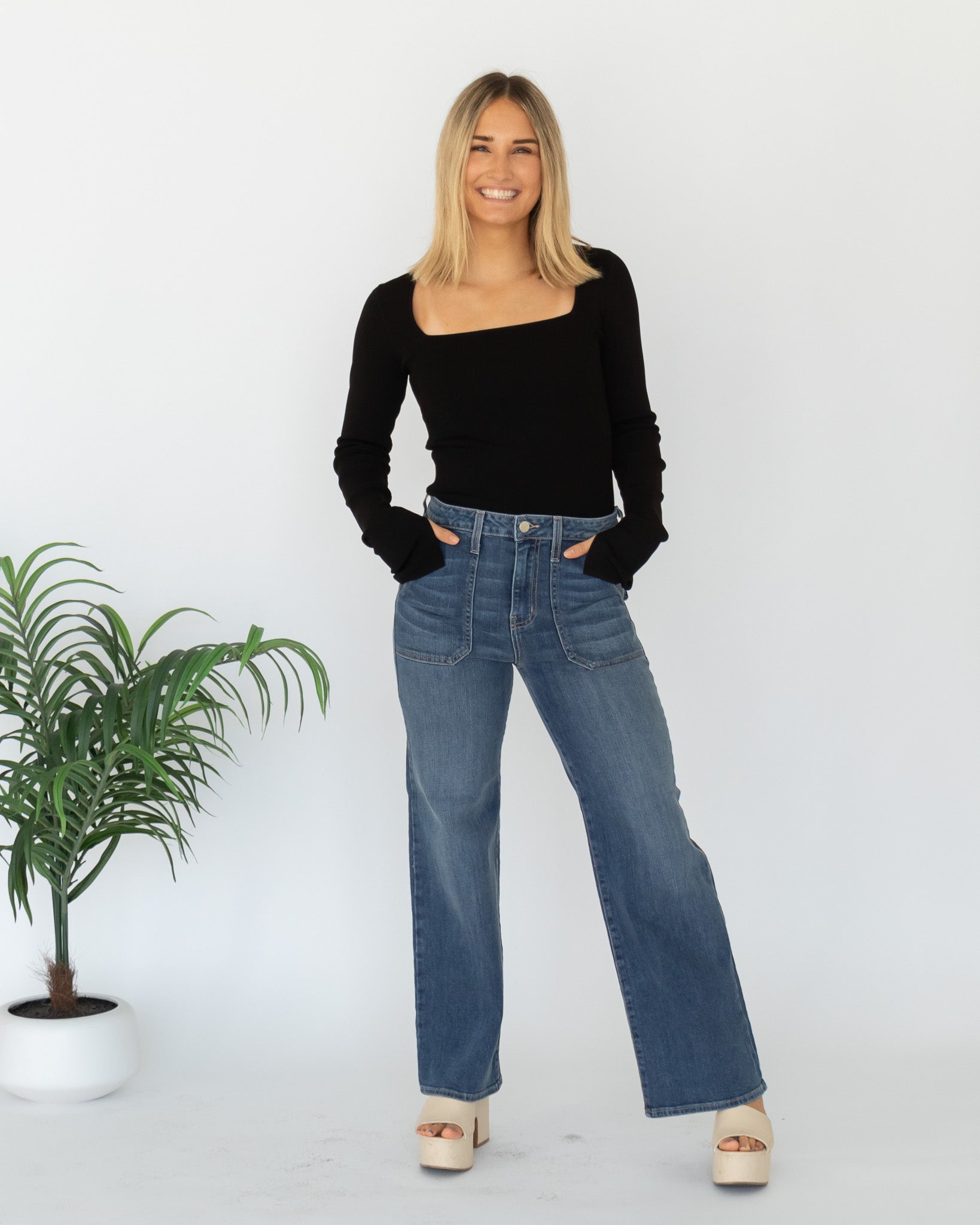 Genoa Patch Pocket Jeans