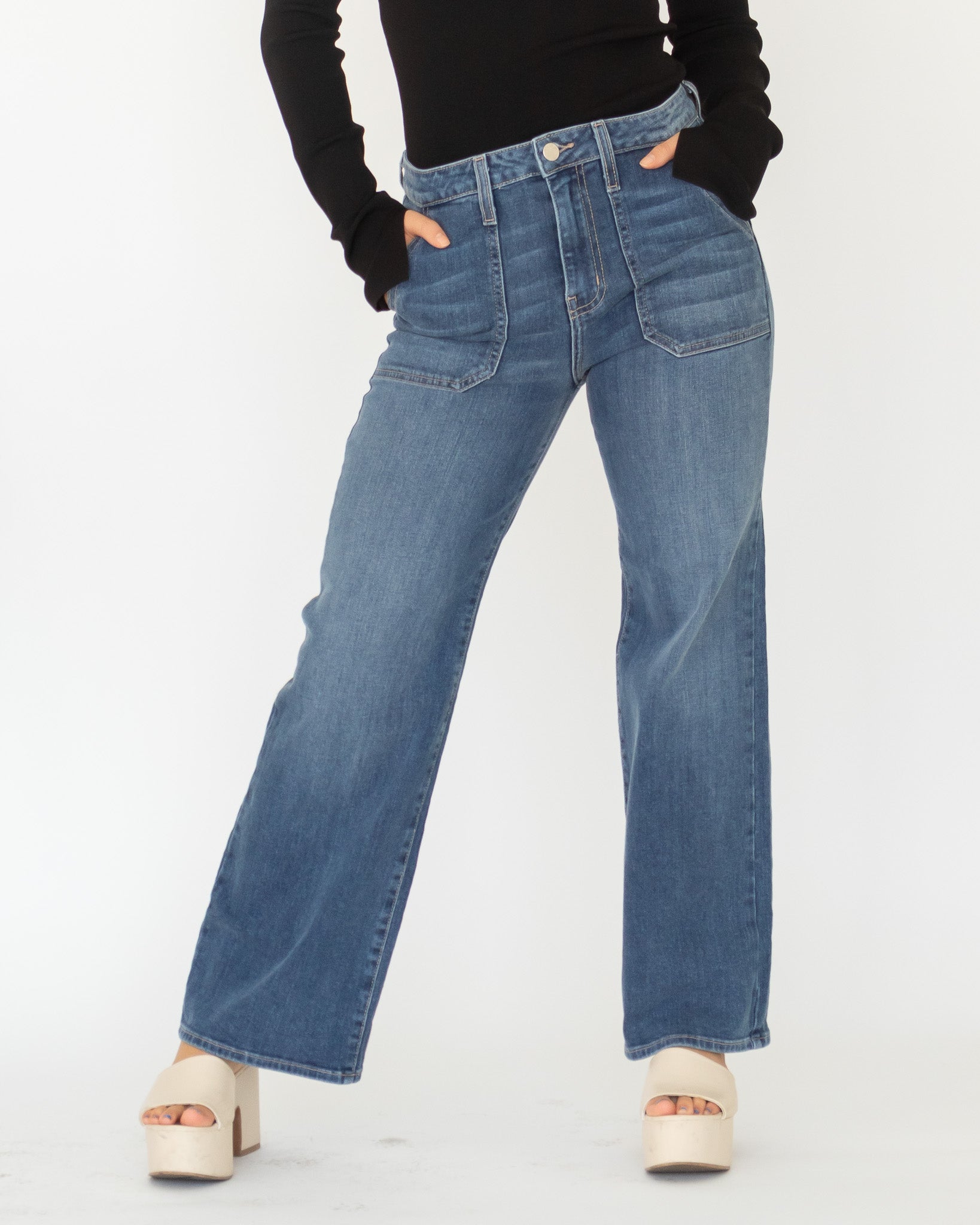 Genoa Patch Pocket Jeans