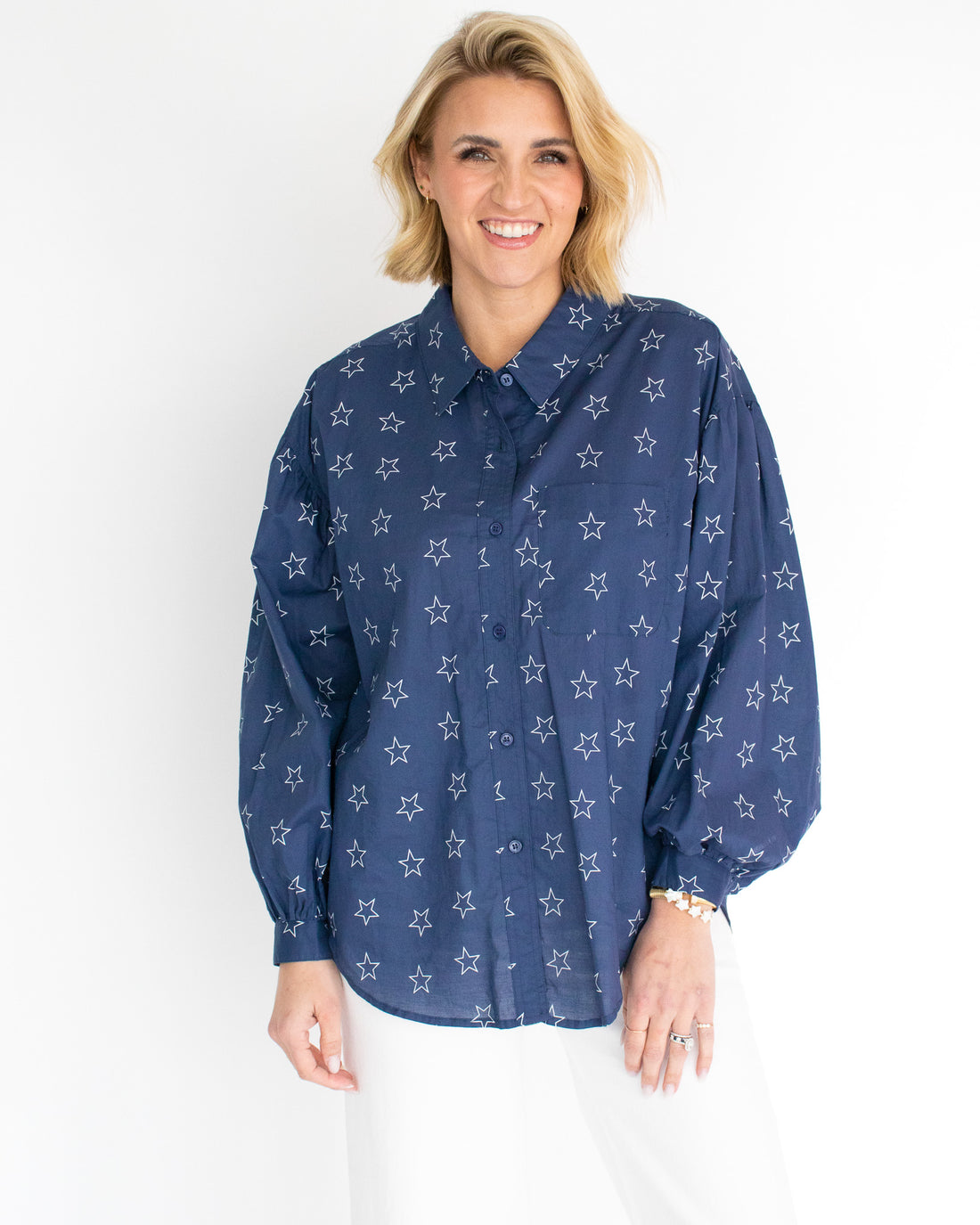 Stars At Night Button Down