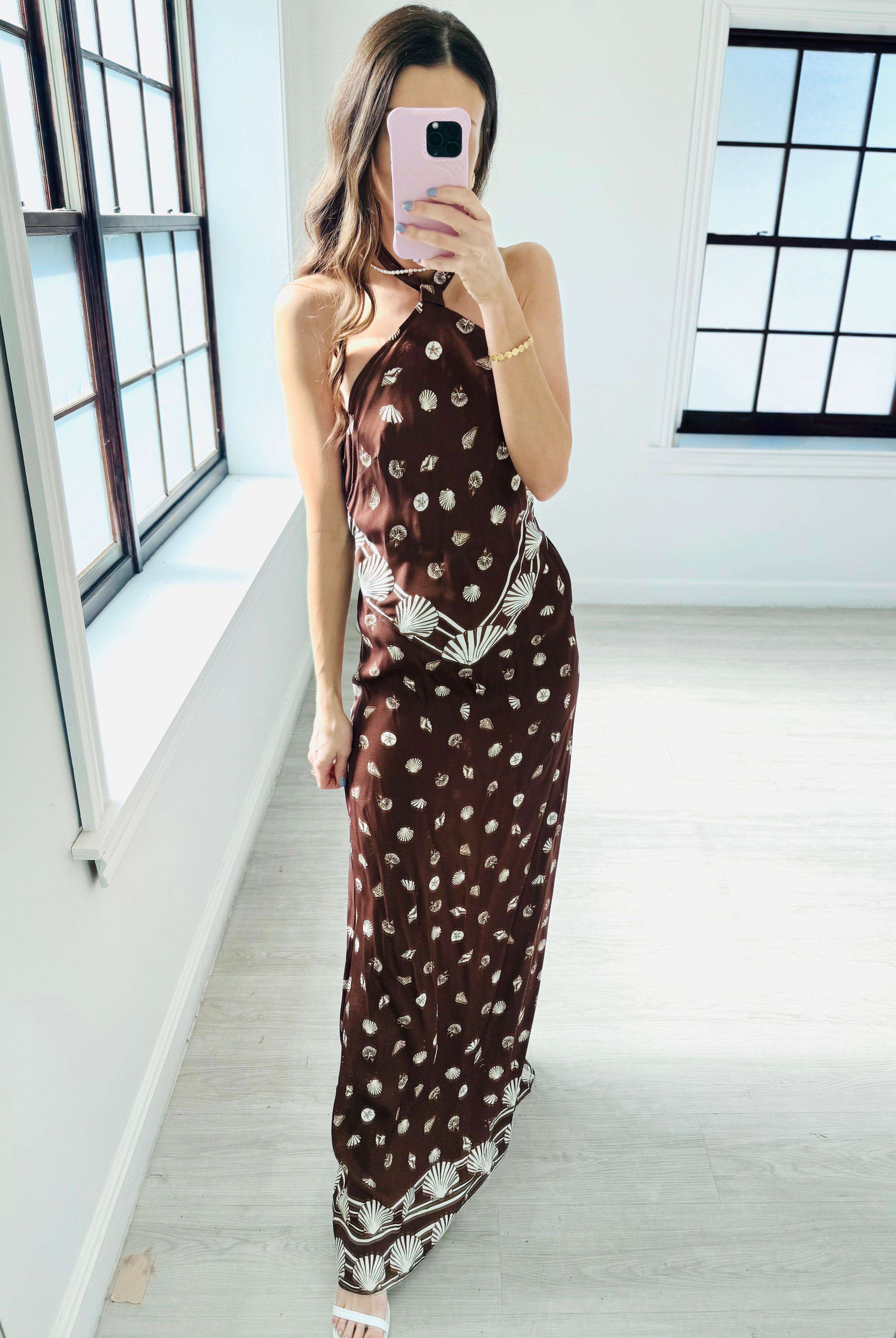 show me your mumu brown dress Show Me Your Mumu Dalia Maxi Dress in Brown