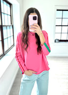 pink shirt