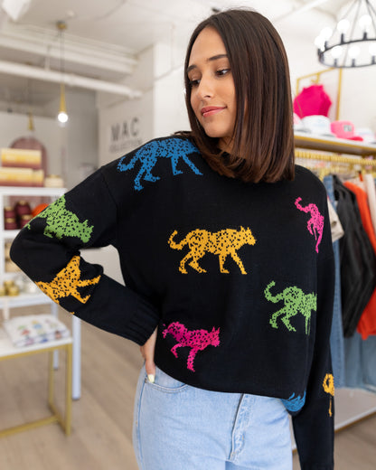 Rainbow Tiger Sweater
