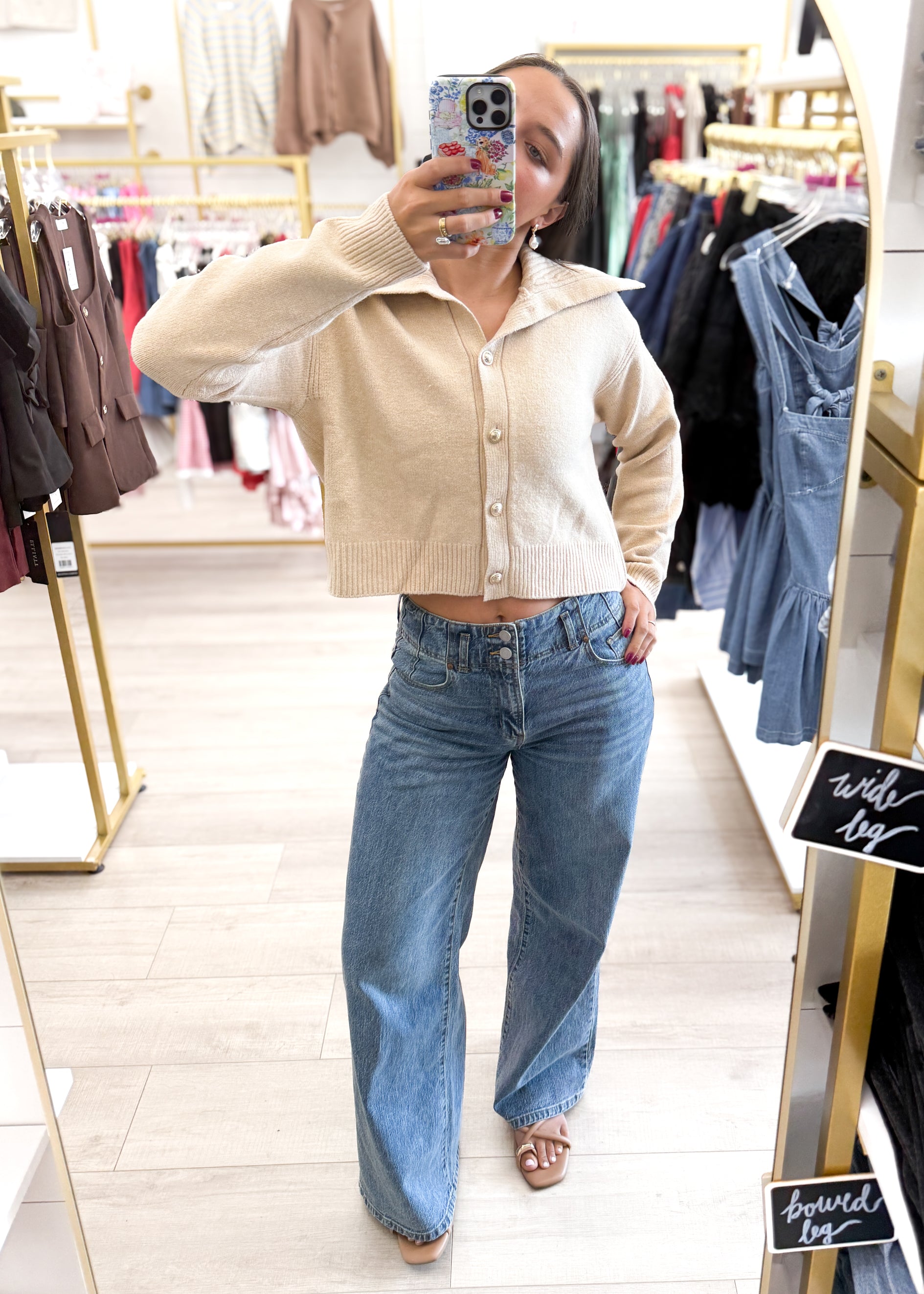 トップス makaroni トップス makaroni サラッとドライ】リネンタッチシャツ