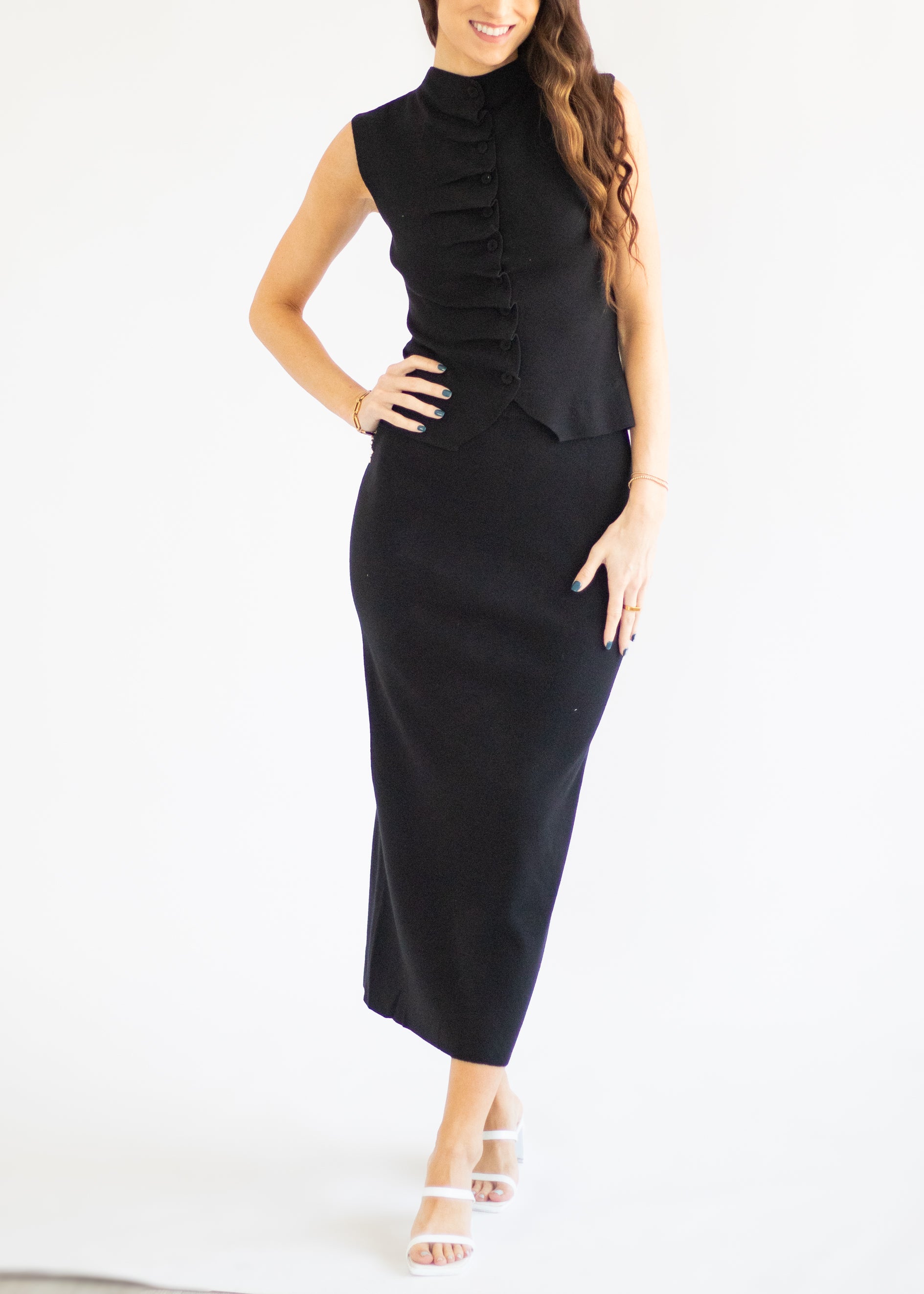 black matching set
