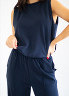 navy blue set