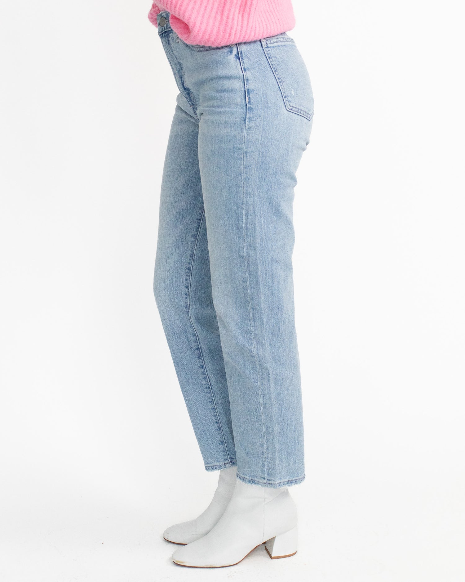 Pistola Charlie High Rise Classic Straight Ankle Jeans