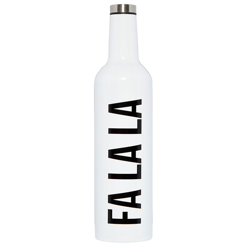 Fa La La Stainless Steel Wine Bottle