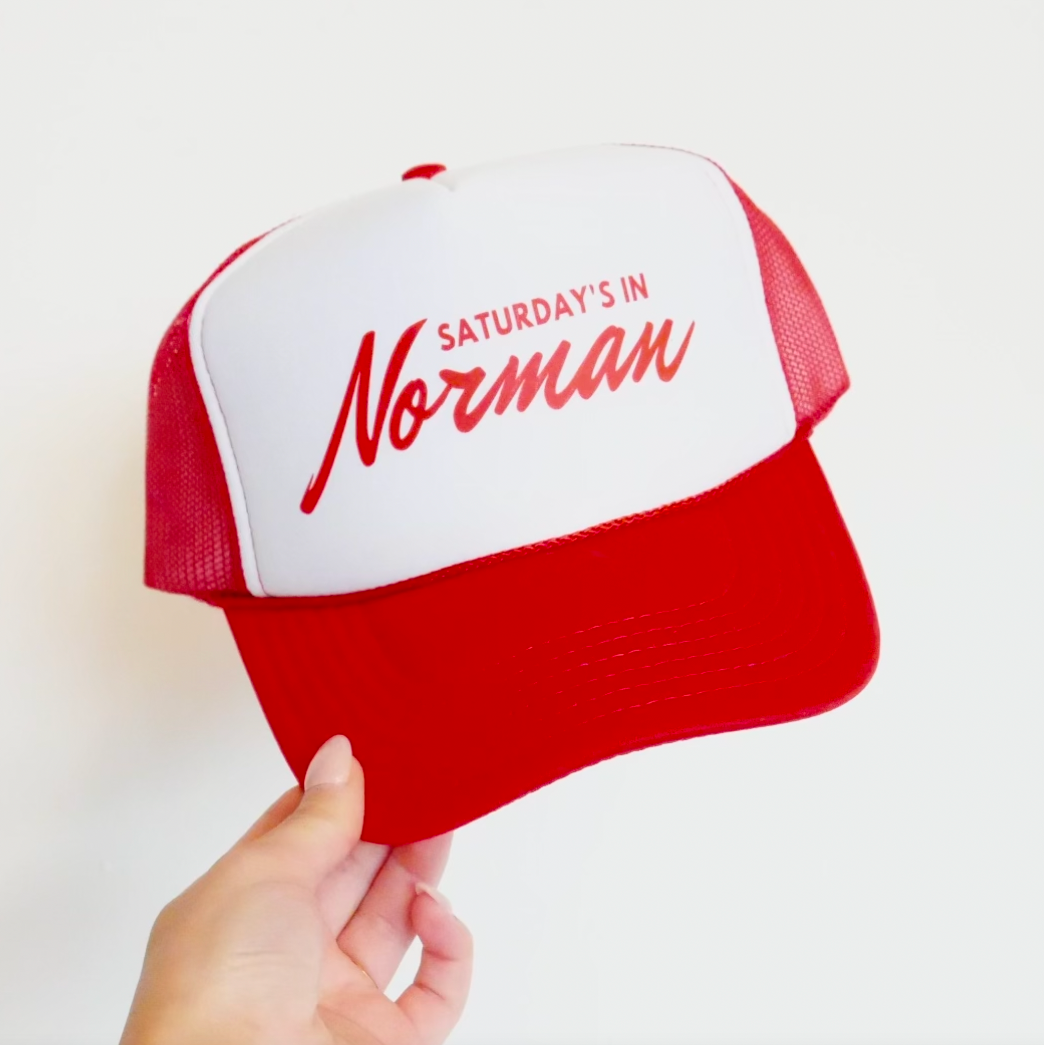 Saturdays In Norman Trucker Hat