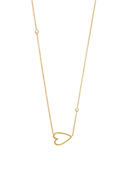 Open Heart Necklace