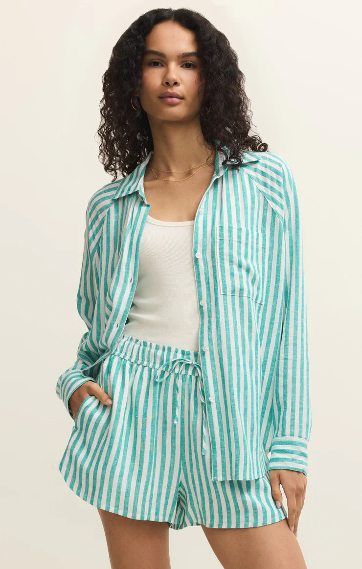 STITCH STRIPE ブルゾン　セットアップ　ラグアジェム LAGUA GEM | STITCH STRIPE ブルゾン (ブルゾン ) |SHEL'TTER WEBSTORE