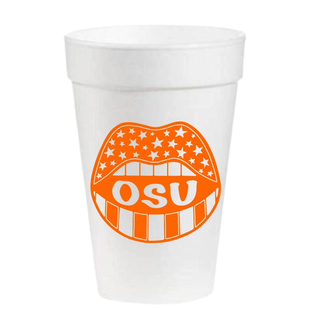 Oklahoma State Styrofoam Cups
