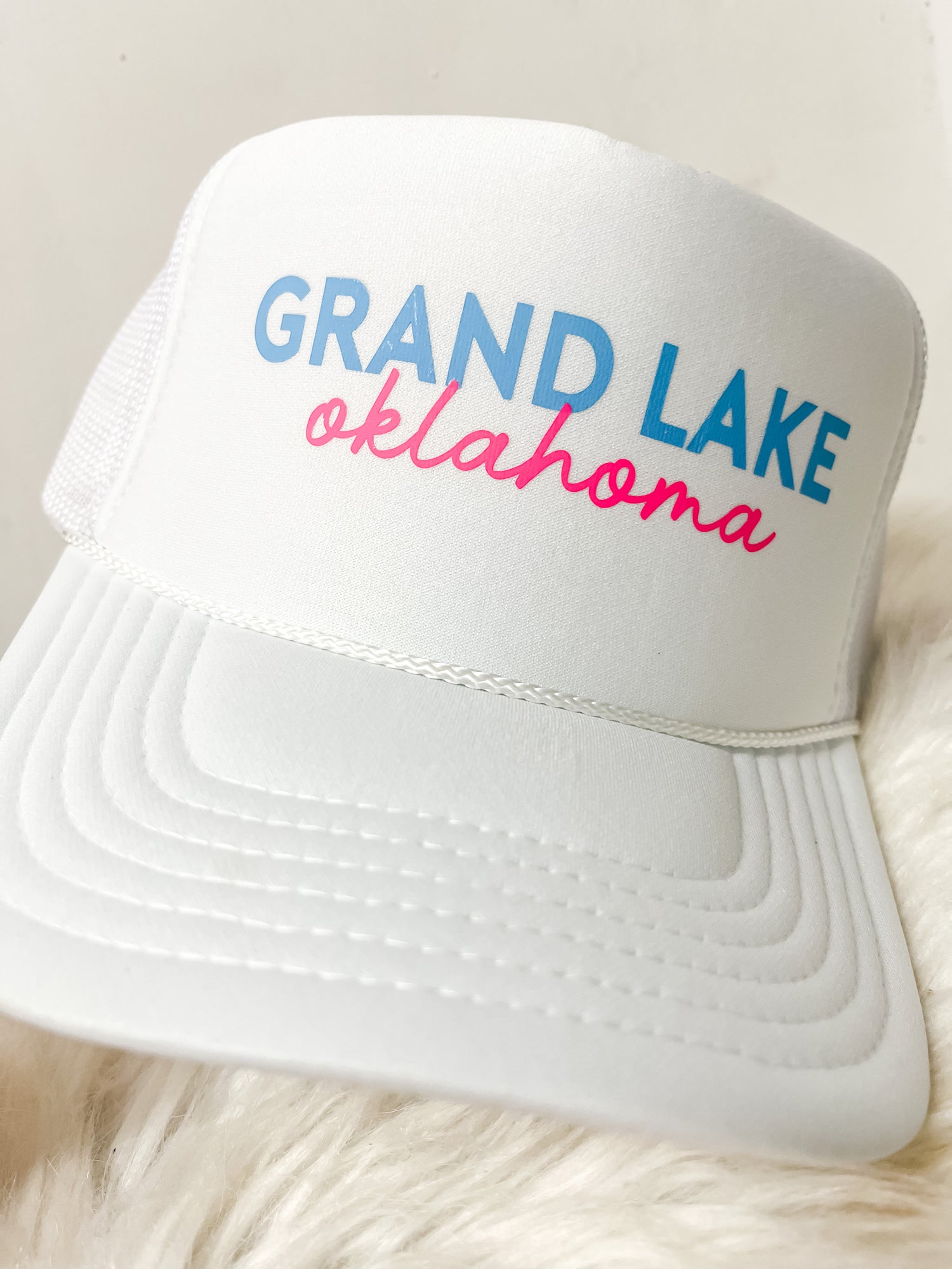 Grand Lake Oklahoma Trucker Hat