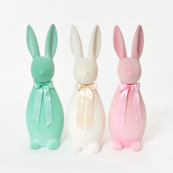 Easter Flocked Bunnies top 27